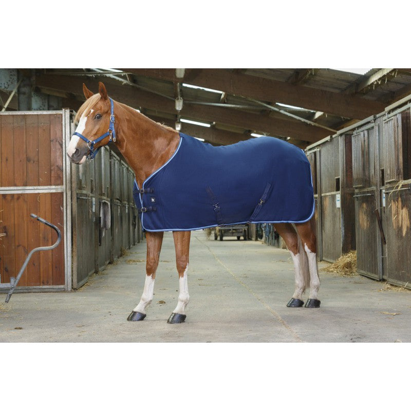 RIDING WORLD POLAR FLEECE SHEET WITH CROSS SURCINGLES