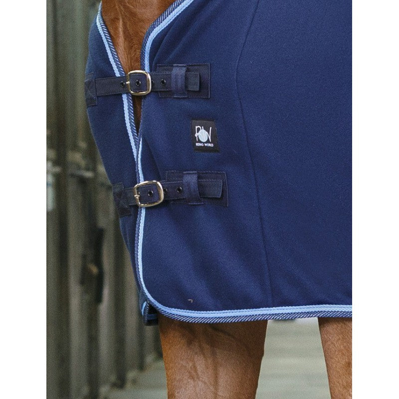 RIDING WORLD POLAR FLEECE SHEET WITH CROSS SURCINGLES