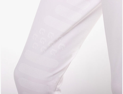 QHP Men's Breeches Fillip leg grip WHITE