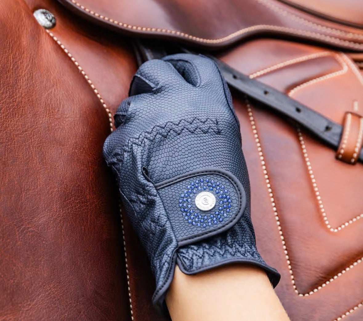 Kentucky Riding Gloves grip glitter