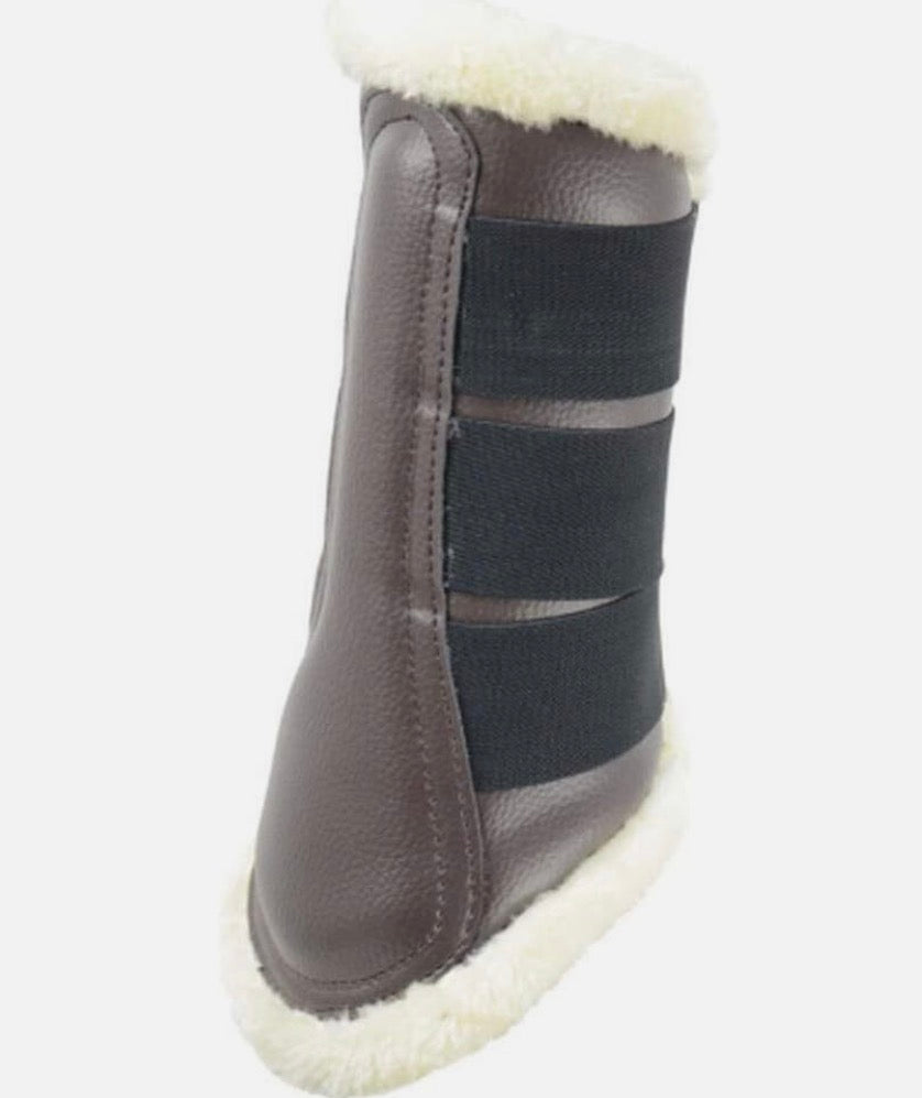 HY EQUESTRIAN COMBI LEATHER BRUSHING BOOTS
