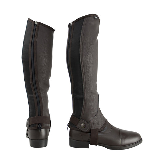 Hy Equestrian Hy Equestrian Children's Synthetic Combi Leather Chaps