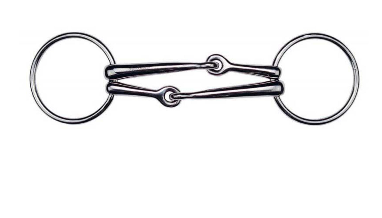 Feeling Stainless Steel Double Mouthpiece Snaffle