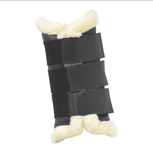 HY EQUESTRIAN COMBI LEATHER BRUSHING BOOTS