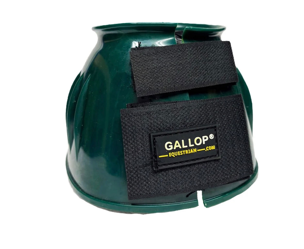Gallop Double Taped PVC Ribbed Over Reach Boots