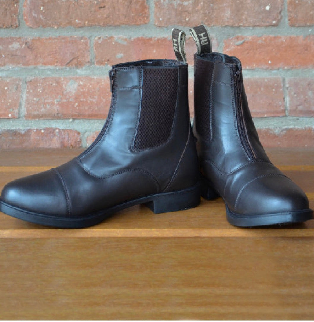 HyLand Canterbury Zip Jodphur Boot- Brown