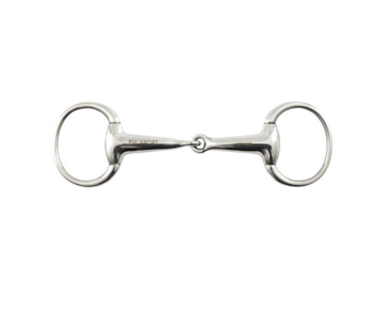 Hollow Mouth Eggbutt Snaffle Bit