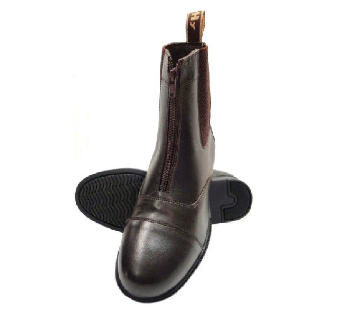 HyLand Canterbury Zip Jodphur Boot- Brown